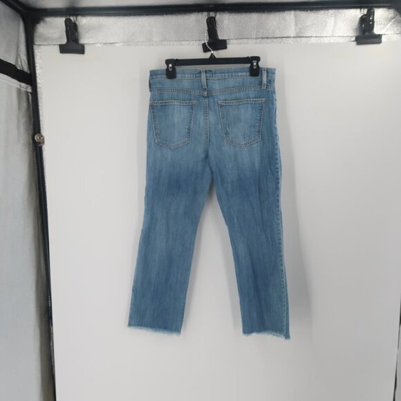 Current/Elliott Straight Leg Distressed Jeans Size 30 - Picture 8 of 9